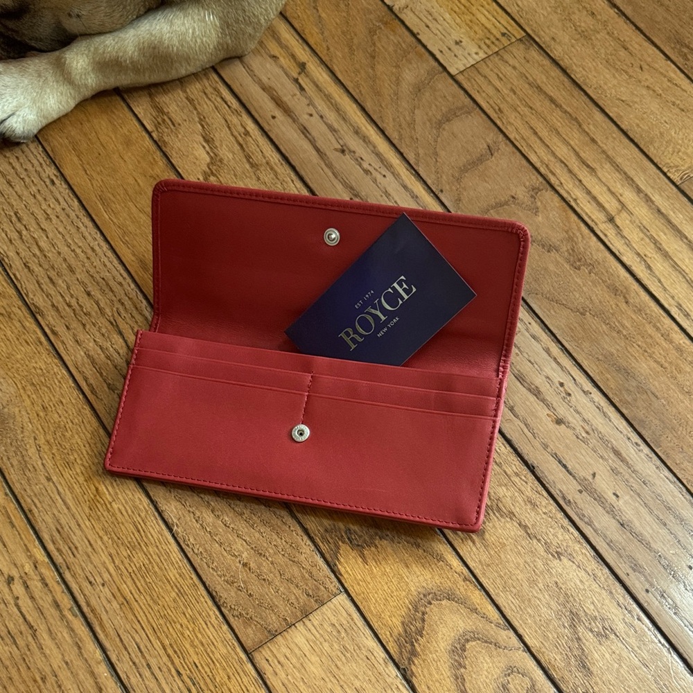 ROYCE New York Red Wallet